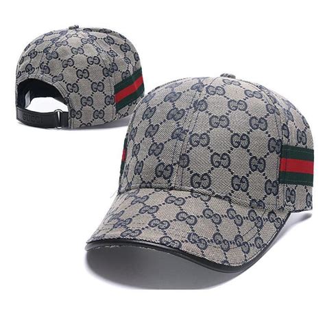 Wool hat with Gucci embroidery in dark grey 